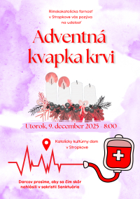 Adventná kvapka krvi