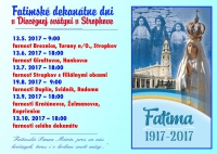 Fatimské dekanátne dni v roku 2017
