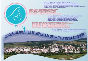 Októbrová modlitba sv. ruženca za obyvateľov mesta Stropkov